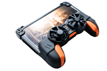 Modern Smartphone Gaming Controller with Cooling Fan System