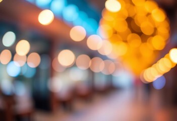 Abstract bokeh lights, soft focus, out-of-focus background,  image,  optical