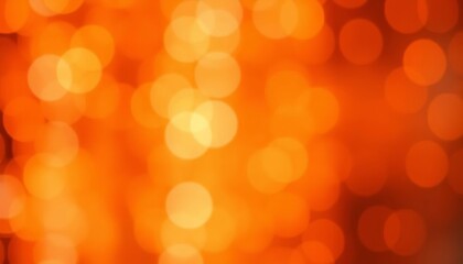 Fototapeta premium Abstract orange bokeh background, vibrant and soft focus, backdrop, warm
