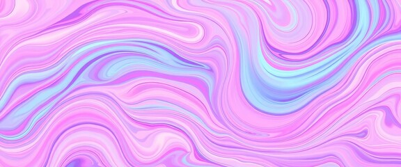 Fototapeta premium Abstract swirling pastel wave pattern, vibrant, ethereal, seamless texture, soft, artistic