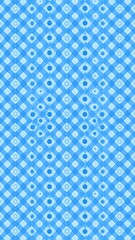 Fototapeta premium Blue Diamond Pattern, Seamless Texture Design