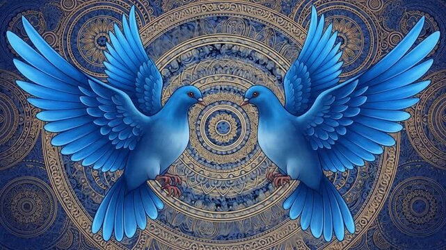 guru purnima sacred bond framed by birds of peace and light-filled stillness 49960902