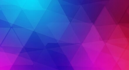 Vibrant abstract geometric background with blue purple and pink gradient colors.
