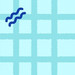 Blue background and cute things