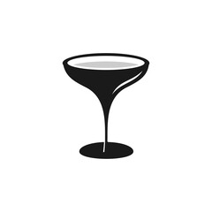 Drinking glass logo design, glass, vector, silhouette, juice, menu, cup, champagne, label, black, cold, vintage, background, simple, element, retro, ice, celebration, abstract
