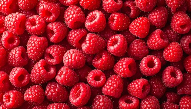 Fresh Raspberries Background Texture. (6)
