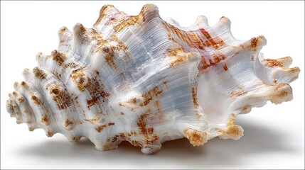 Obraz premium Detailed seashell close-up