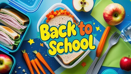 Back to School Lunch Ideas: A Fun & Healthy Lunchbox Flat Lay