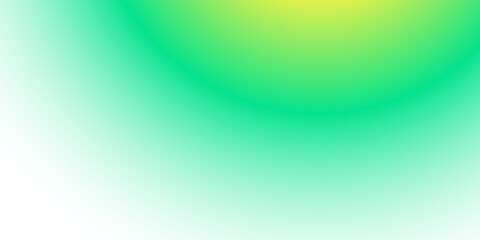 Abstract aesthetic element of glowing green and yellow gradient