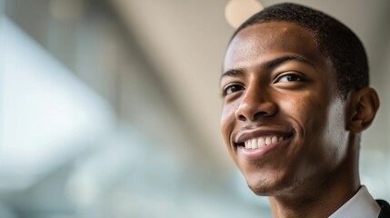 Businessman in office,modern interior background,copy space concept,mockup template.