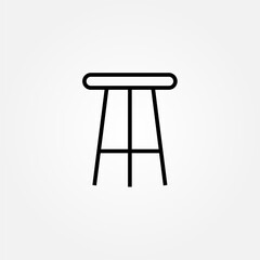 chair icon symbol illustration vector eps10 logo template design pattern seamless bright minimal design flat design realistic style simple design modern design