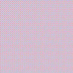 Cute geometric polka dot seamless pattern Red and violet blue small polka dots on a light pink background Country simple style © Olga