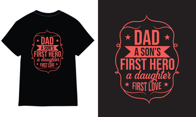 Father's Day T shirt Design.