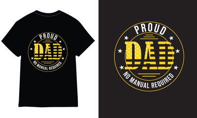 Father's Day T shirt Design.