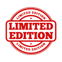 Limited edition rubber stamp badge vector
