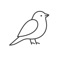vector illustration of a bird icon
