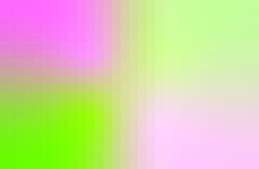 ドット絵 淡いピンク色と黄緑色背景 シンプルグラデーション〜Pixel art, pale pink and yellow-green background, simple gradation〜