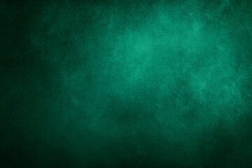Emerald Green Textured Background with Dark Vignette