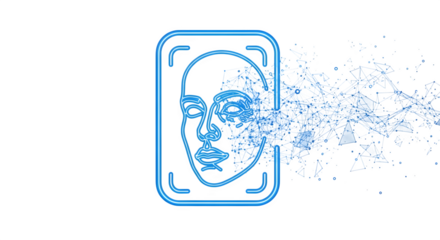 Digital face recognition with network connection and data analysis