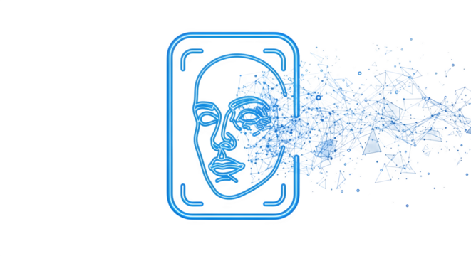 Digital face recognition with network connection and data analysis