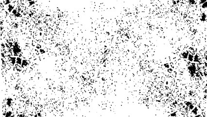 Rough black and white texture vector. Distressed overlay texture. Grunge background. Abstract textured effect. Vector Illustration. 
