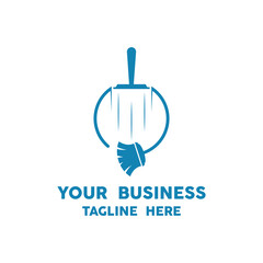 Home Cleaning Services Logo Design Vector