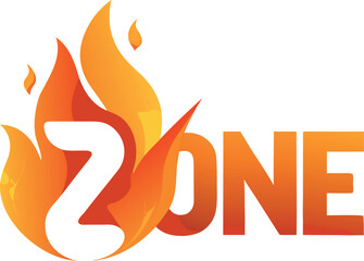 Fiery letter Z logo concept with vibrant orange flames. Dynamic and powerful burning font icon for branding, isolated on a white background