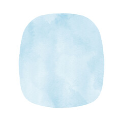 水彩で描いたシンプルなフレームイラスト