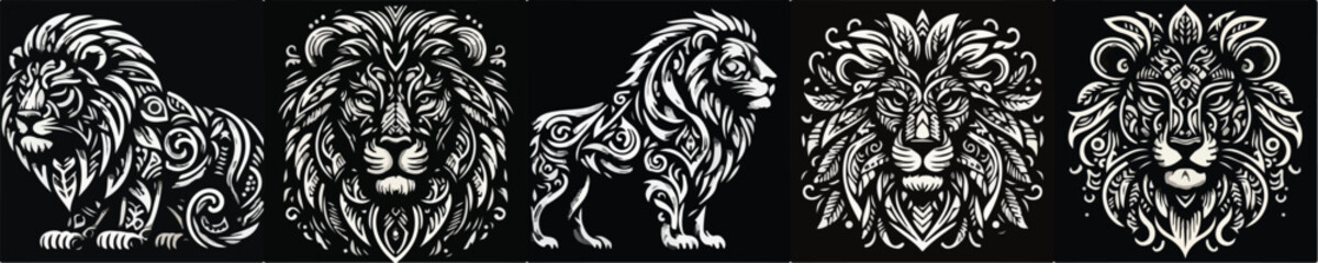 Obraz premium Tribal Lion