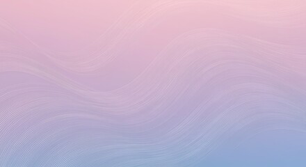 Soft purple and pink waves flow across a vibrant abstract background with a gradient of violet and blue, creating a gentle and artistic wallpaper design