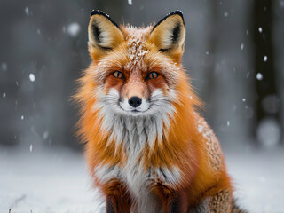 Fototapeta premium red fox vulpes