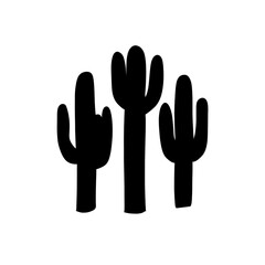 Cactus silhouette