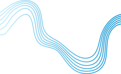 Abstract Wave Gradient Line 