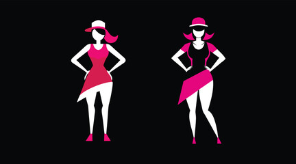 woman fashion logo