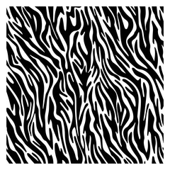 Zebra skin vector seamless pattern