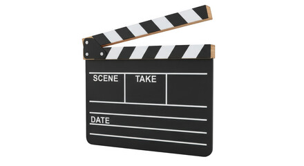Classic Hollywood Clapperboard for Film Production and Entertainment Scenes