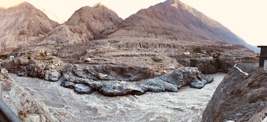 Shimmering Rivers Flowing Through Nubra Valley Ladakh