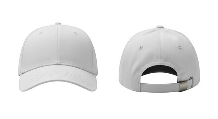 Stylish White Baseball Cap for Men and Women Perfect for Any Outdoor Activity or Casual Wear and Mock Up Design