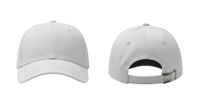 Stylish White Baseball Cap for Men and Women Perfect for Any Outdoor Activity or Casual Wear and Mock Up Design