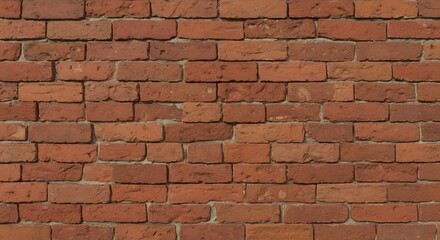 Fototapeta premium A closeup shot of a brick wall with mortar in between the bricks