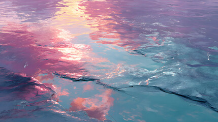 Water surface texture with soft pastel colors, abstrct background