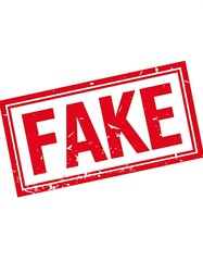 Red Rectangular Fake Stamp Image