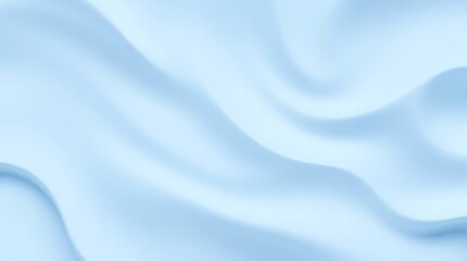 Obraz premium Flowing 3d blue with a silky smooth texture and gentle waves, a luxurious backdrop design.