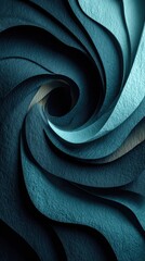 Abstract swirling teal paper texture