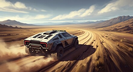 Desert Off-Road Vehicle Adventure.