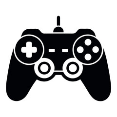 a-stark--minimalist-graphic-of-a-video-game-contro.eps