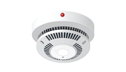 White Smoke Detector Ceiling Installation View