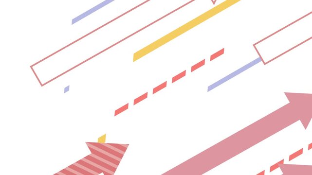 スピード感のある上昇する矢印の背景アニメーション
