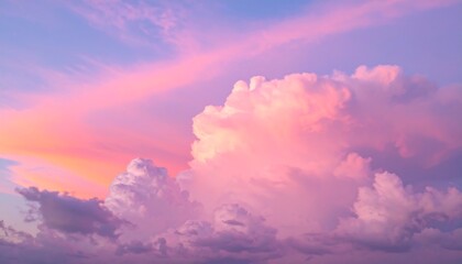 sunset in the sky
