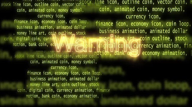 &ldquo;Cyber Threat Warning Animation with Digital Coin Icons, Hacking Alert Effect, Glowing Red Text, Crypto currency Security Alert Visual Loop&rdquo;